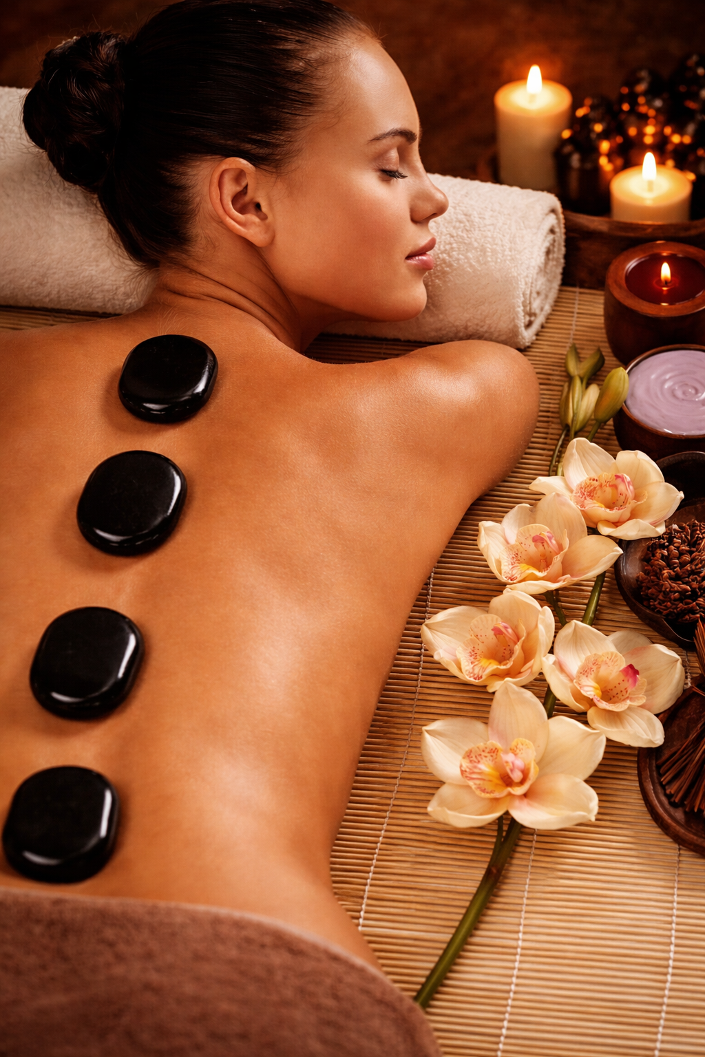 Full Body Hot Stone Massage At Home